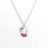 Cute kitty necklace for baby girls